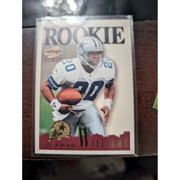Score Other - 1995 Score Summit Edition Sherman Williams Rookie Card 161 Dallas Cowboys NFL